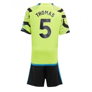 Arsenal Thomas Partey #5 babykläder Bortatröja barn 2023-24 Korta ärmar (+ Korta byxor)